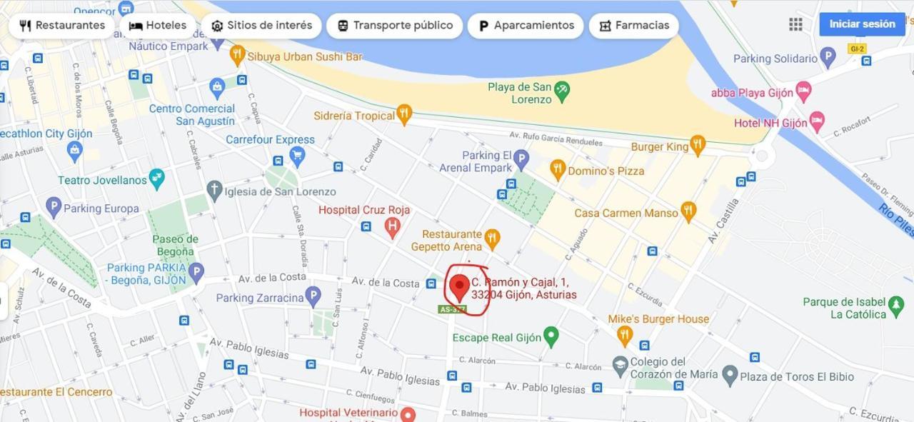 Apto Ramon Y Cajal,1- Centrico Y Cerca De Playa San Lorenzo-3Hab Garaje Opc Хіхон Екстер'єр фото