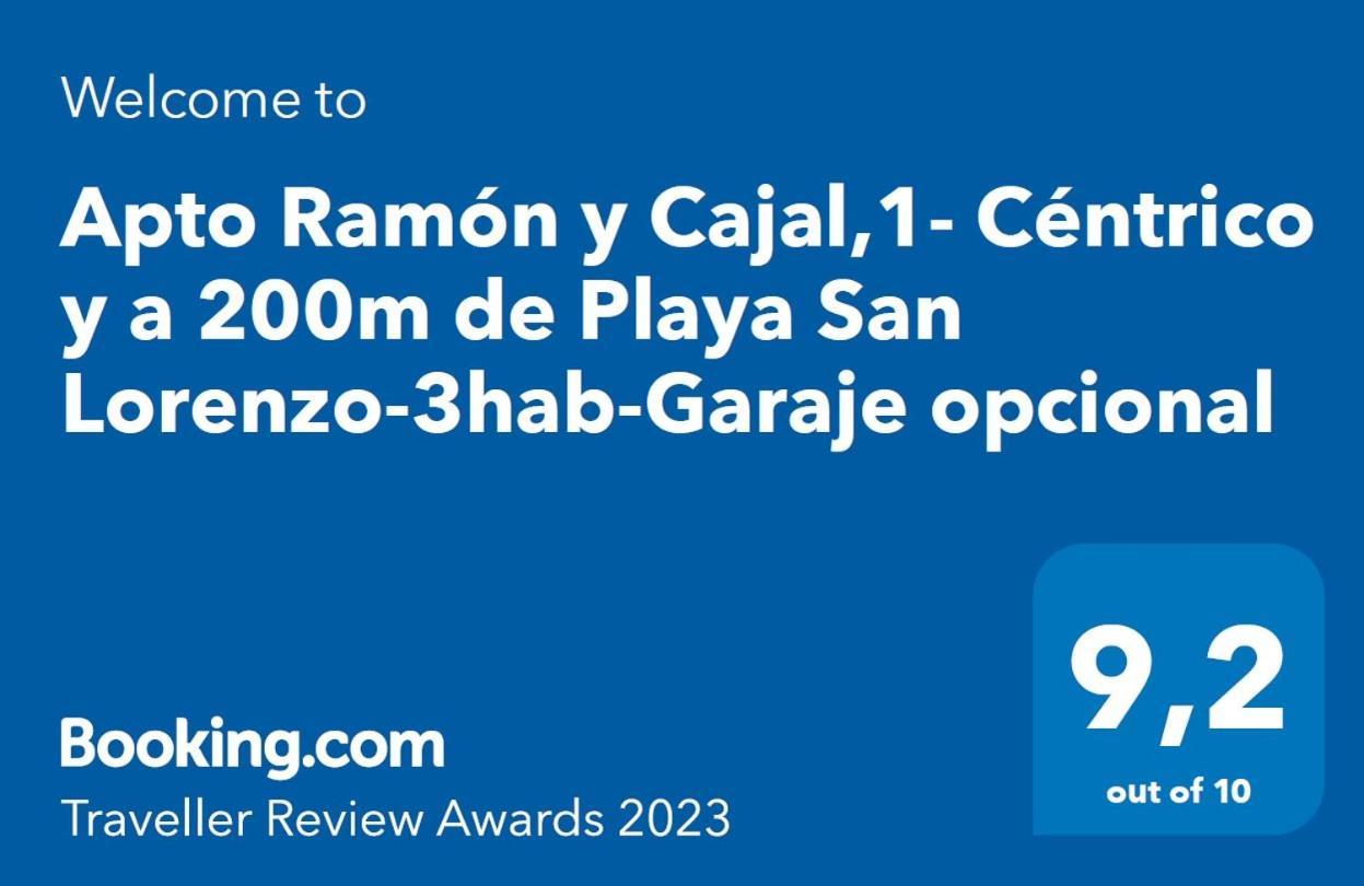 Apto Ramon Y Cajal,1- Centrico Y Cerca De Playa San Lorenzo-3Hab Garaje Opc Хіхон Екстер'єр фото